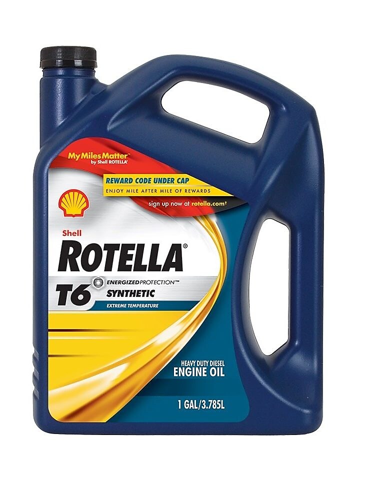 Shell Rotella T6 can