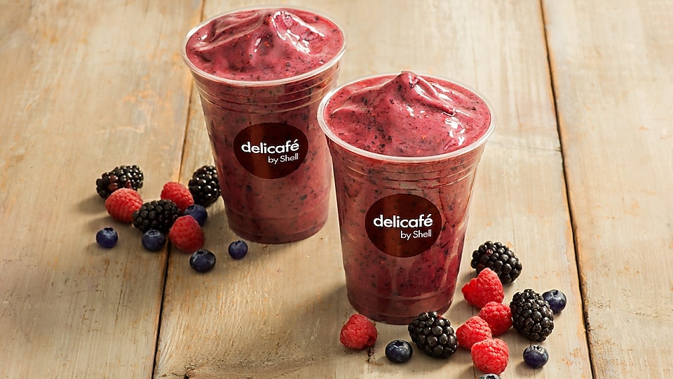 delicafé by Shell berry smoothies