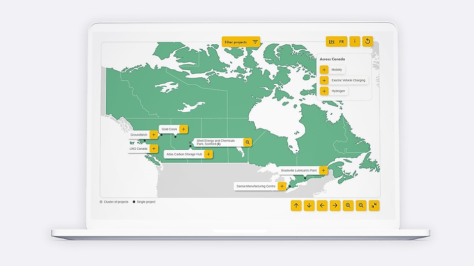 Shell Canada Interactive Map